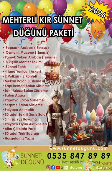 Mehterli Sünnet Düğünü Paketi 2026