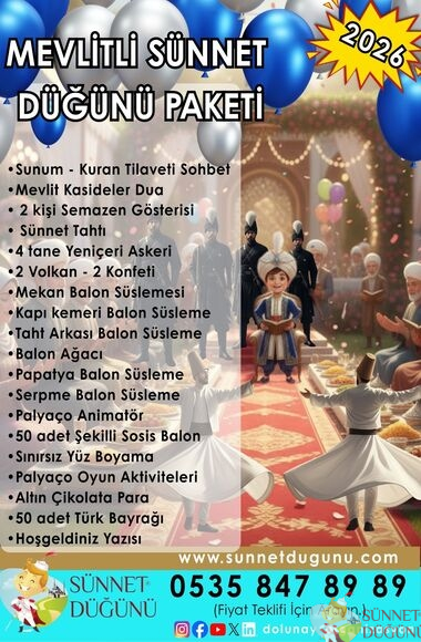 Mevlitli Sünnet Düğünü Paketi 2026