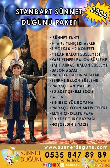 Standart Sünnet Düğünü Paketi 2026