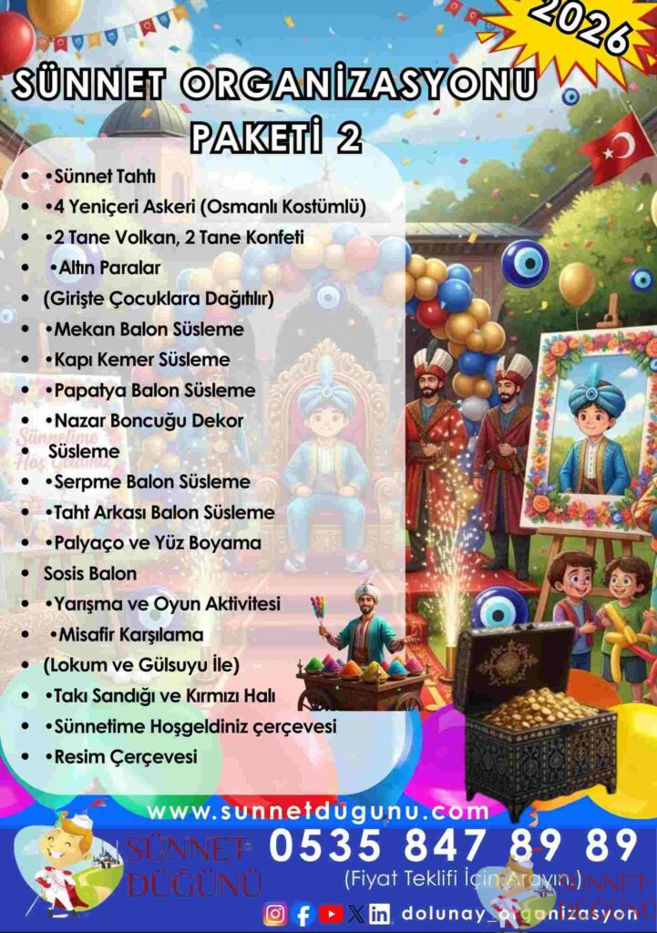 Sünnet Organizasyon Paketi 2026